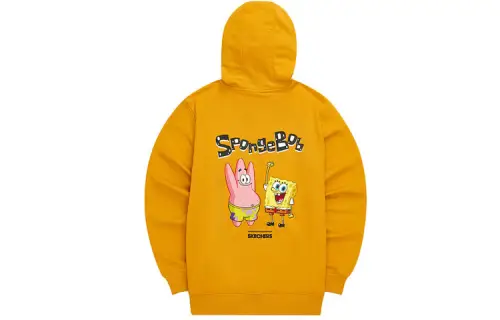 Skechers X SPONGEBOB SQUAREPANTS Sweatshirts Unisex Hooded Moderate Regular