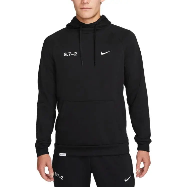 Nike Sweatshirts Men's Black Hooded Moderate Regular