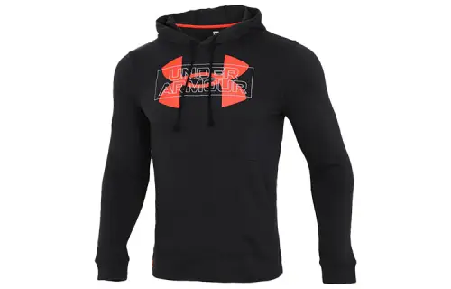 Under Armour Sportstyle Sweatshirts Men's Black Hooded Moderate Regular