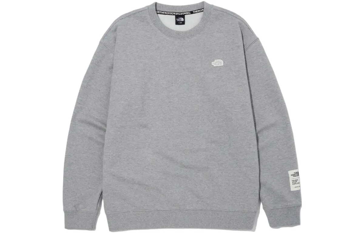 THE NORTH FACE Sweatshirts Men's Dark Gray Crew Neck Moderate Regular