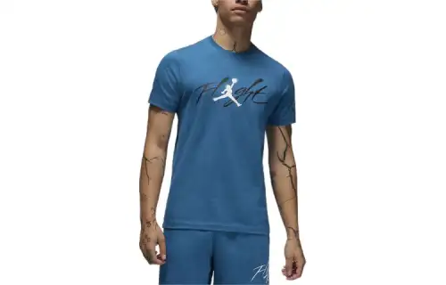 Jordan T Shirt Men's Industrial Blue