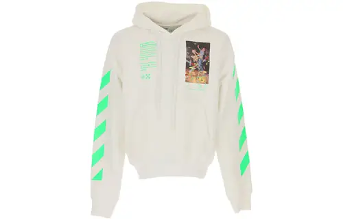 OFF WHITE SS21 Sweatshirts Men's White Hooded Moderate Regular