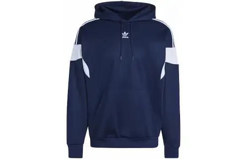 Adidas Originals Sweatshirts Men's Midnight Indigo Hooded Moderate Regular