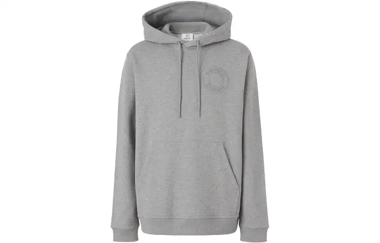 Burberry Letter Graphic Appliqué Hoodie