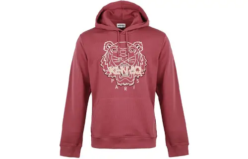 KENZO Sweatshirts Men's Dark Red Hooded Moderate Regular