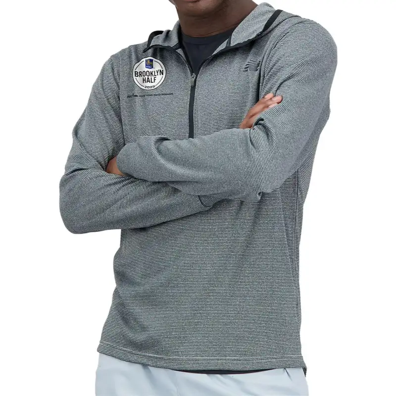 New Balance Sweatshirts Men's Gray Hooded Thickened Regular