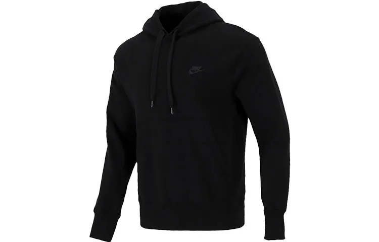 Nike Sweatshirts Men's Black Hooded Moderate Regular