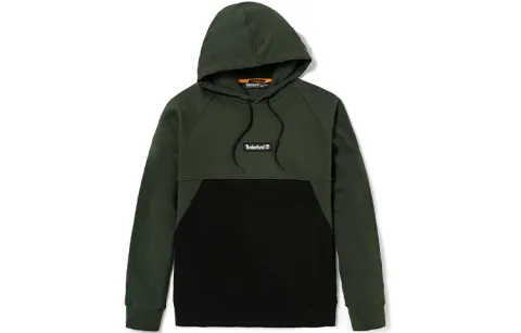 Timberland Sweatshirts Men's Luggage Bag Green Hooded Moderate Regular