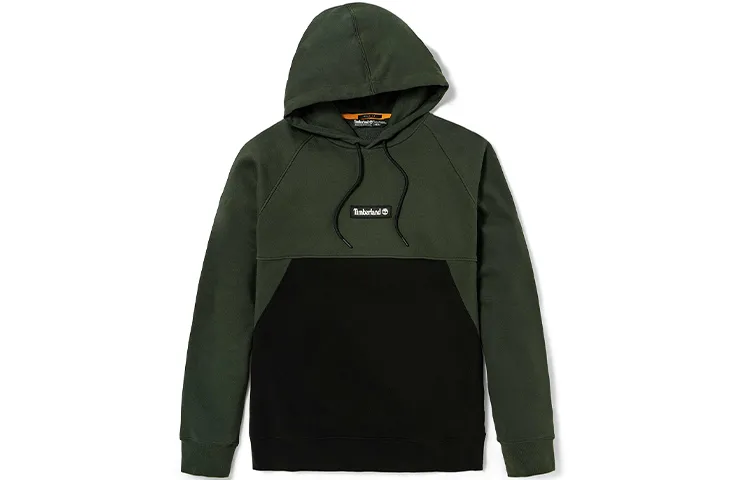 Timberland Sweatshirts Men's Luggage Bag Green Hooded Moderate Regular