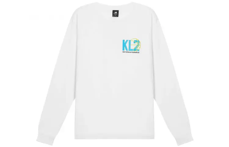 New Balance Sweatshirts Men's White Crew Neck Moderate Regular