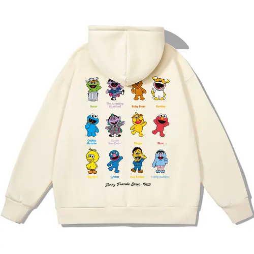 SESAME STREET Sweatshirt Spring Fall Unisex
