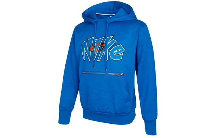 Nike Sweatshirts Men's Blue Hooded (Non-detachable) Moderate