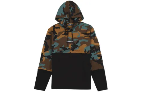Timberland Sweatshirts Men's Camouflage Hooded Moderate Regular