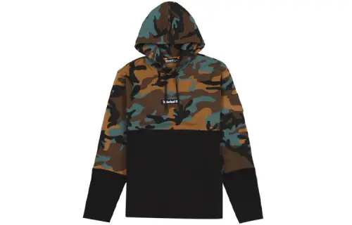 Timberland Sweatshirts Men's Camouflage Hooded Moderate Regular