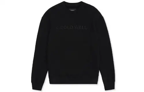 A COLD WALL* Sweatshirts Men's Black Crew Neck Moderate Regular