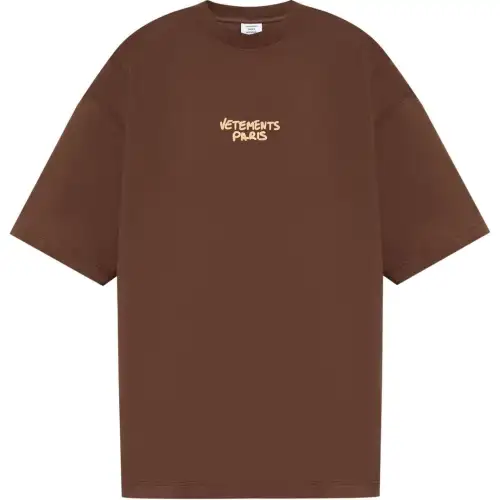 Vetements Paris Logo T Shirt
