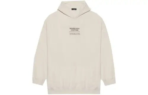 Balenciaga FW21 Sweatshirt Unisex Light Beige
