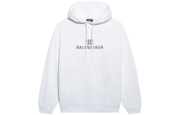 Balenciaga Sweatshirt Regular Fit Men's White