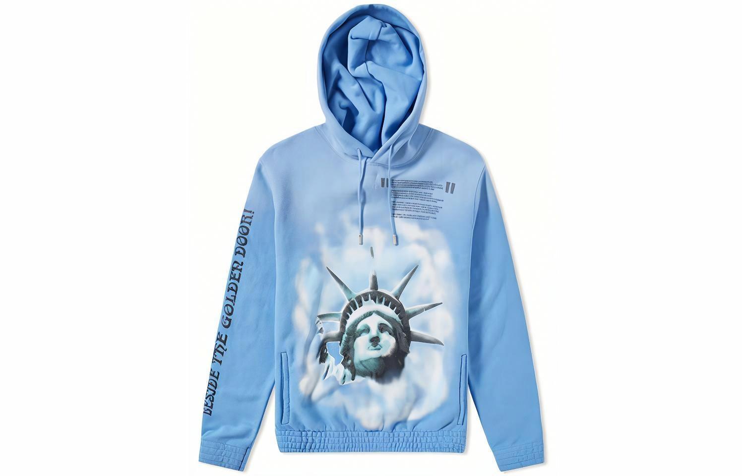Мужское худи OFF-WHITE SS20 (синее)