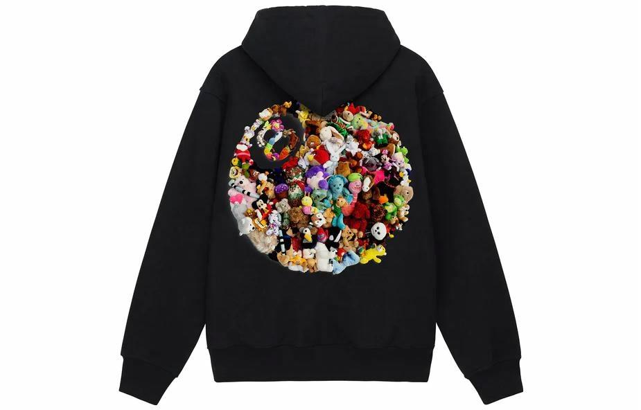 Худи Stussy Plush Hoodie (черное)