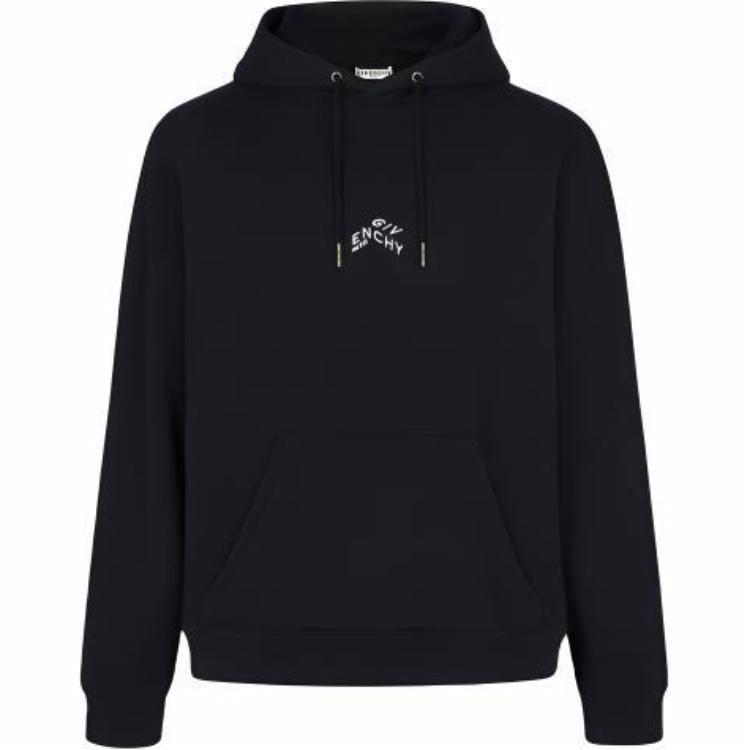 Мужские худи Givenchy Cross Logo (черное)