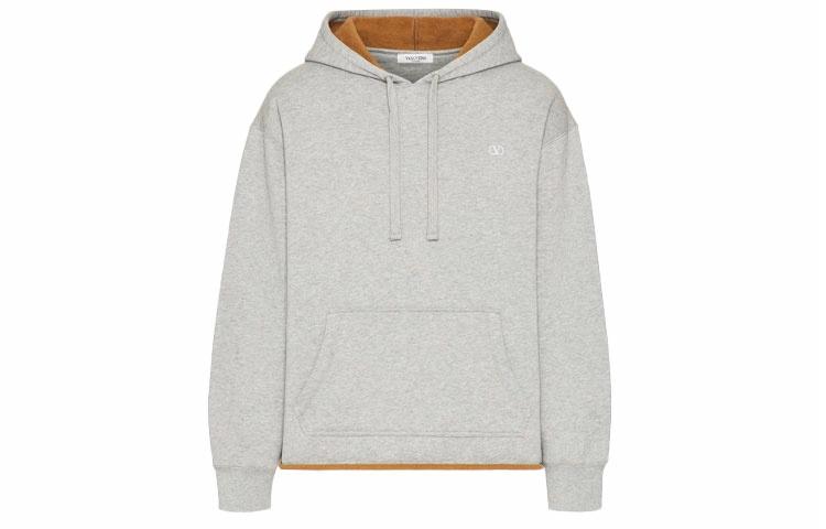 Мужское худи Valentino VLogo Signature (серое)