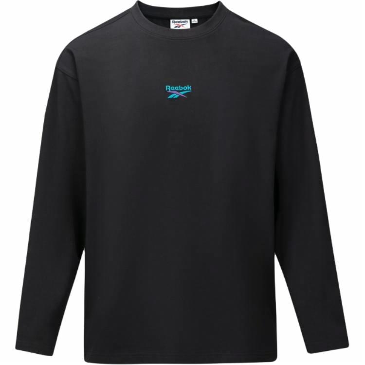 Худи Reebok Длинный рукав (черное)
