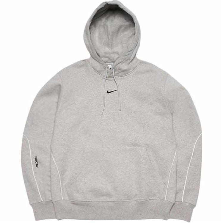 Мужское худи Nike x Drake NOCTA Cardinal Stock Hoodie Logo (серое) — фото 1