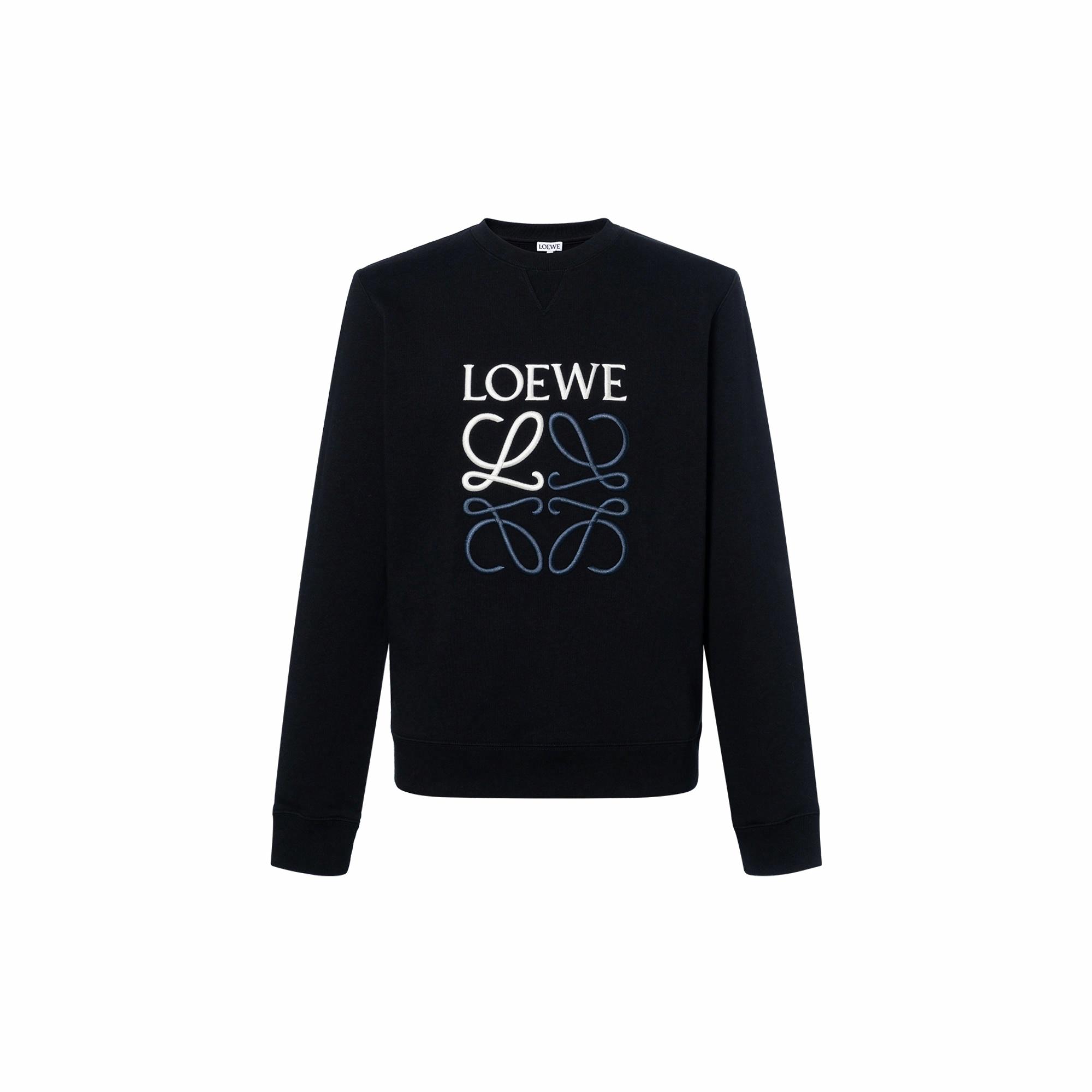 Мужское худи LOEWE (черное)