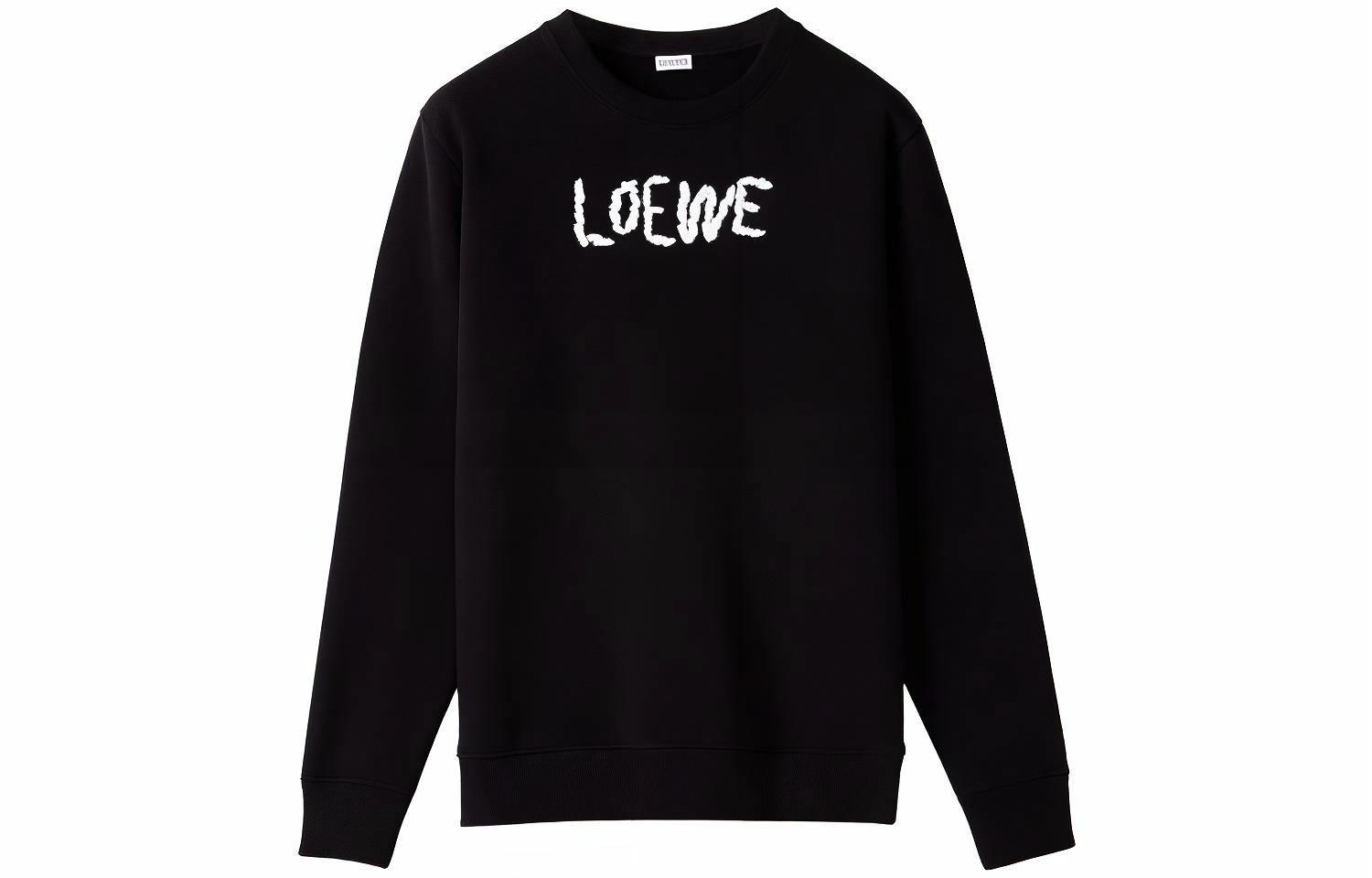 Мужское худи LOEWE (черное)