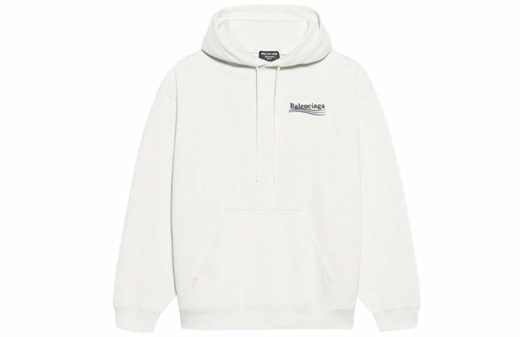 Мужская худи Balenciaga Logo (белый)