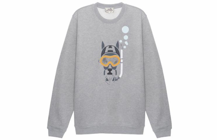 Мужское худи Hermes (серое)