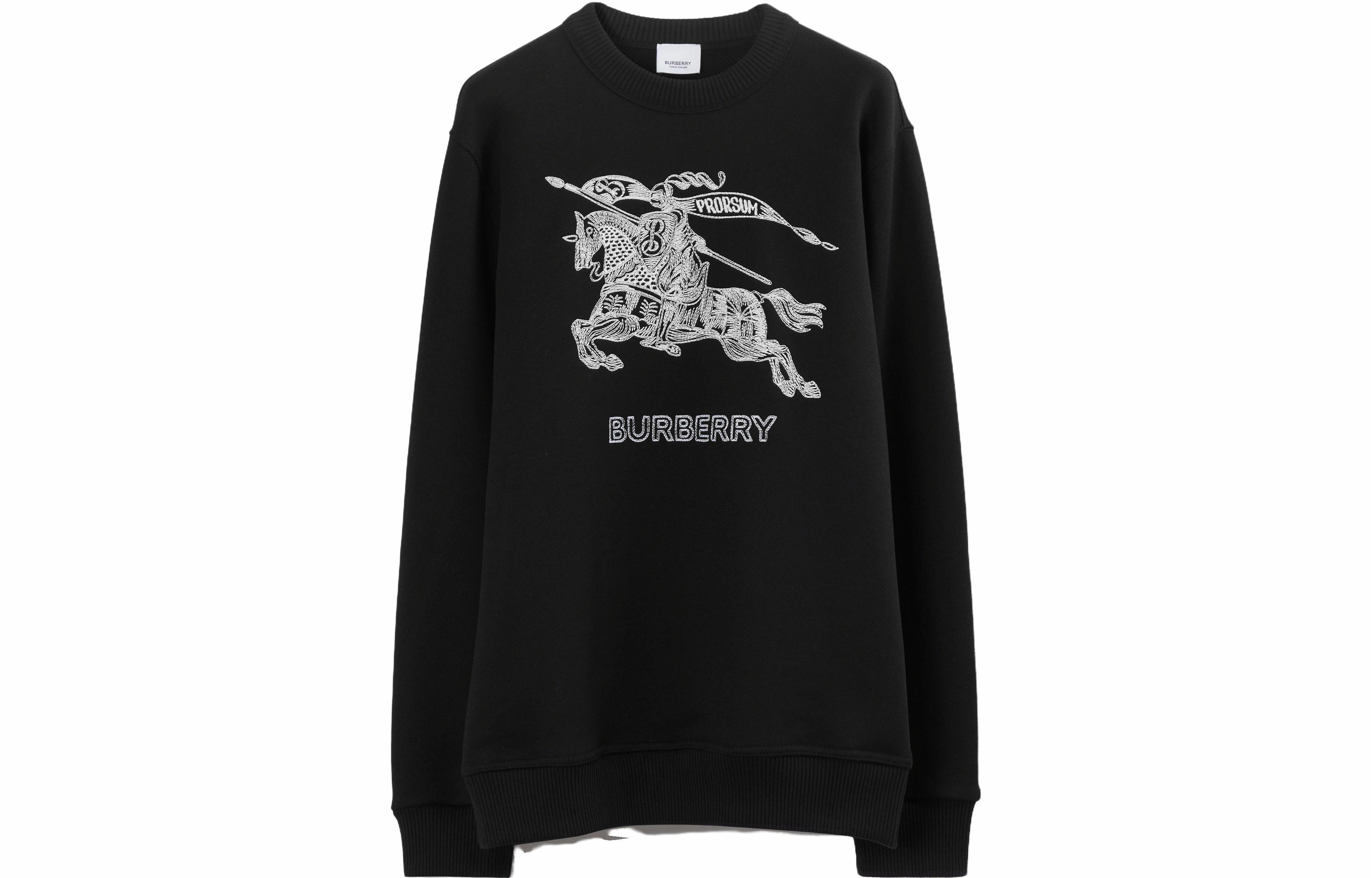 Мужской свитшот Burberry SS23 (черный)