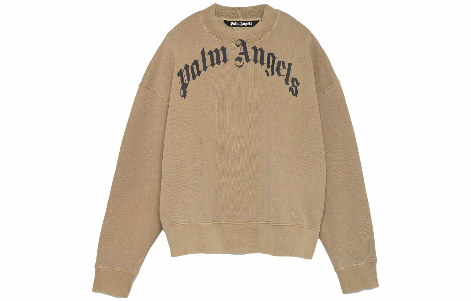 Мужское худи PALM PALM ANGELS FW21 Logo (коричневое)