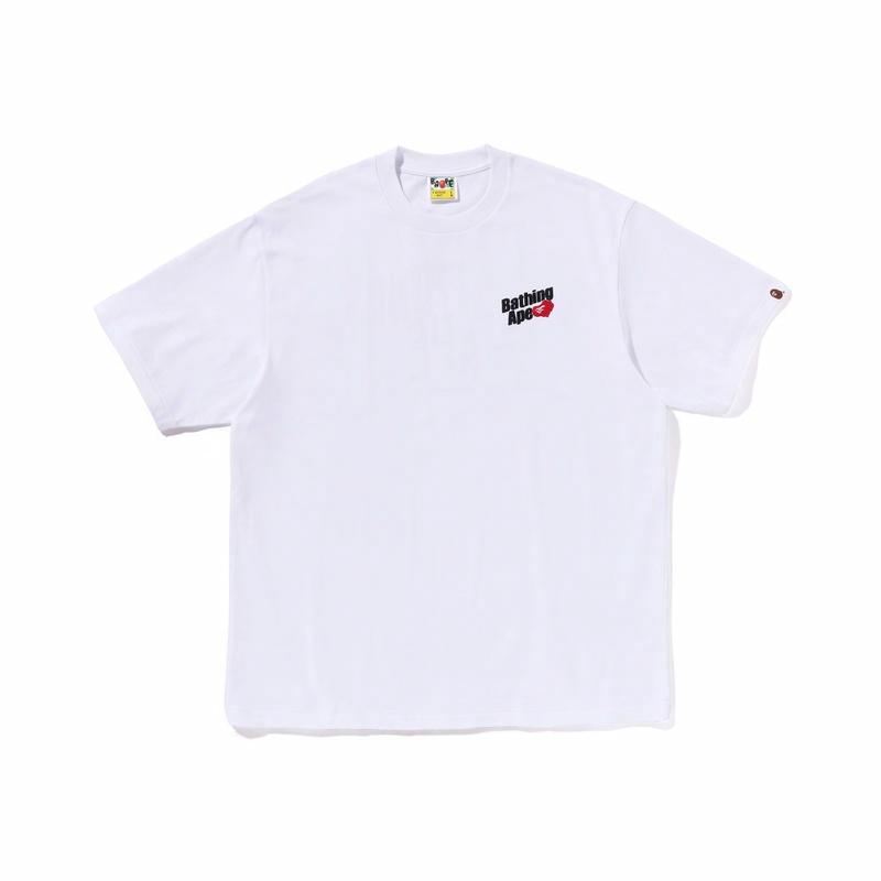 Мужская футболка A BATHING APE SS25 (белая) — фото 3