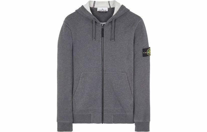 Мужское худи STONE ISLAND SS23 (серое)