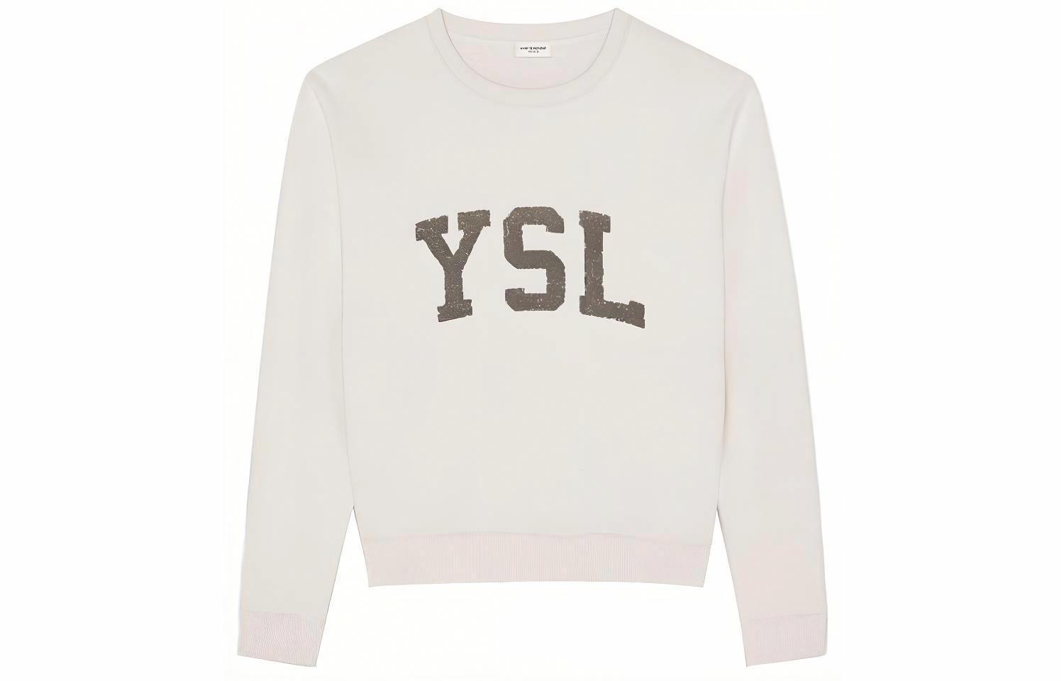 Мужские худи SAINT LAURENT (белый)