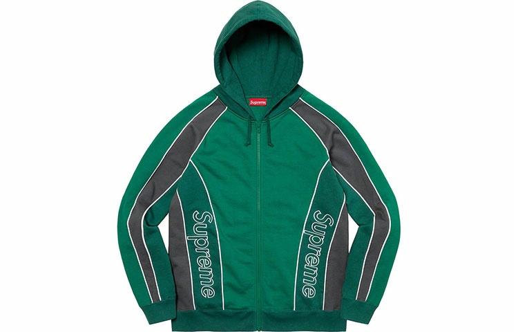 Худи Supreme FW21 Week 1 Track Paneled Zip Up (разноцветное)