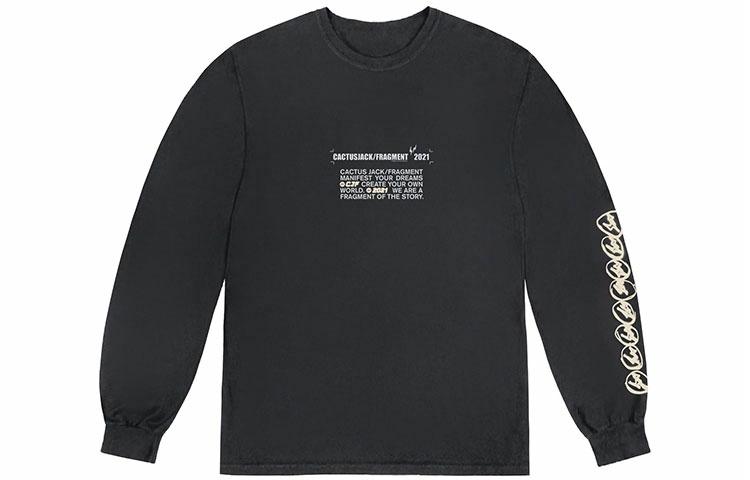 Мужское худи Travis Scott x Fragment Design Cactus Jack (черное)