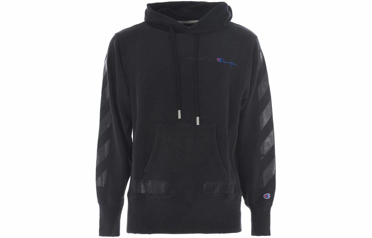 Мужское худи OFF-WHITE OFF WHITE (черное)