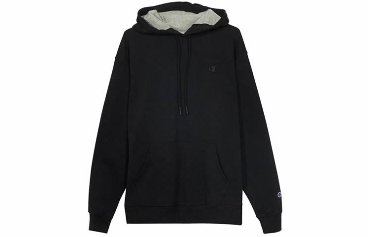 Мужское худи Champion logo (черное)