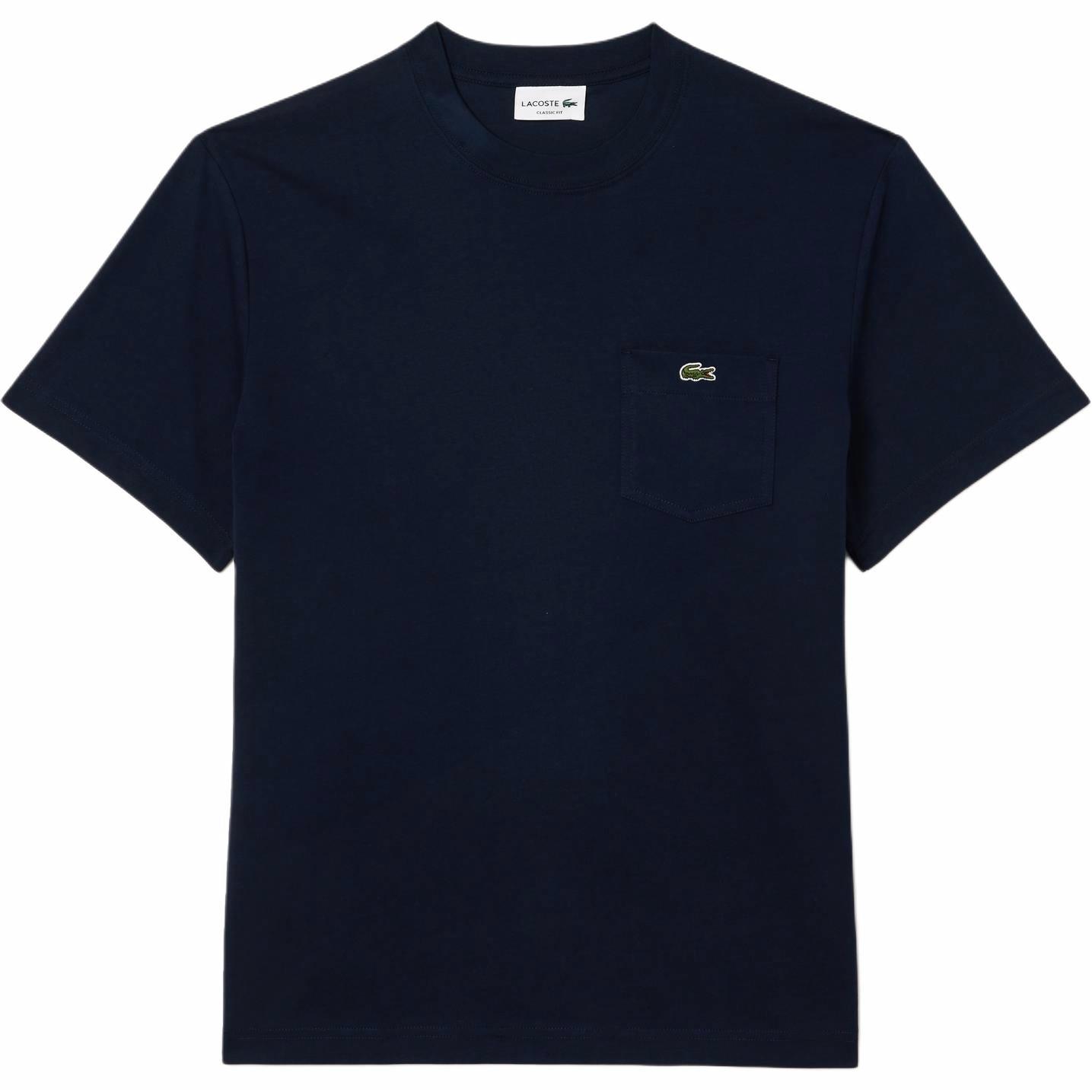 Мужская футболка LACOSTE (синяя)