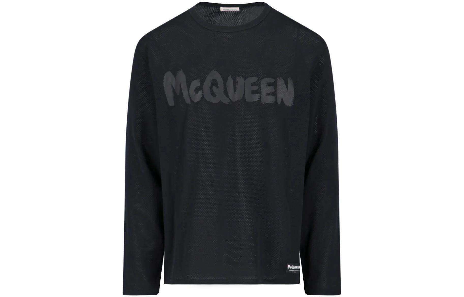 Мужской свитшот Alexander McQueen (черный)