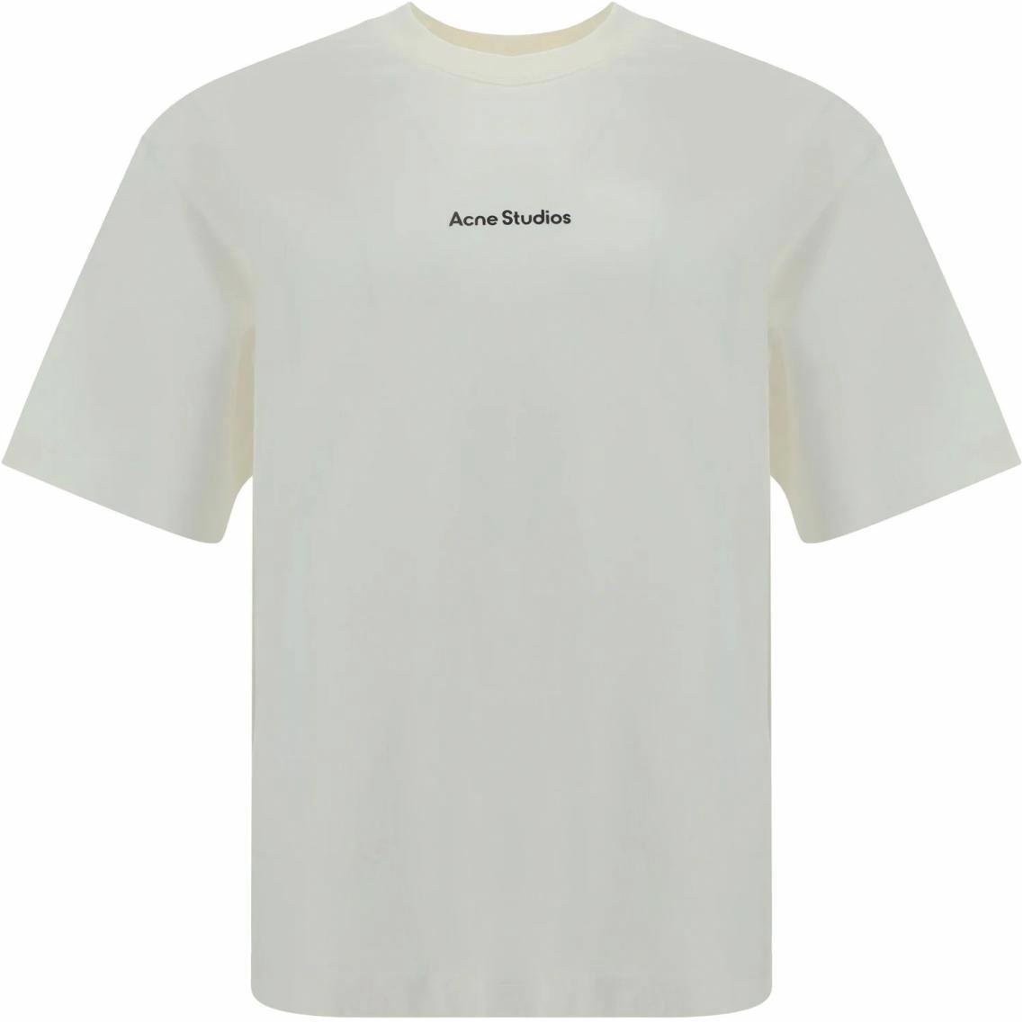 Мужская футболка Acne Studios LogoT (белая)