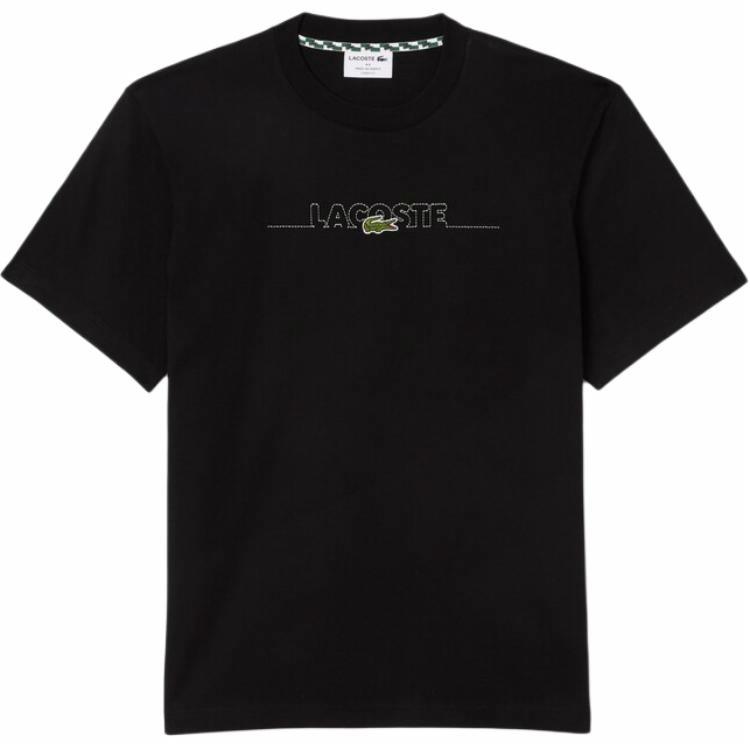 Мужская футболка LACOSTE (черная)