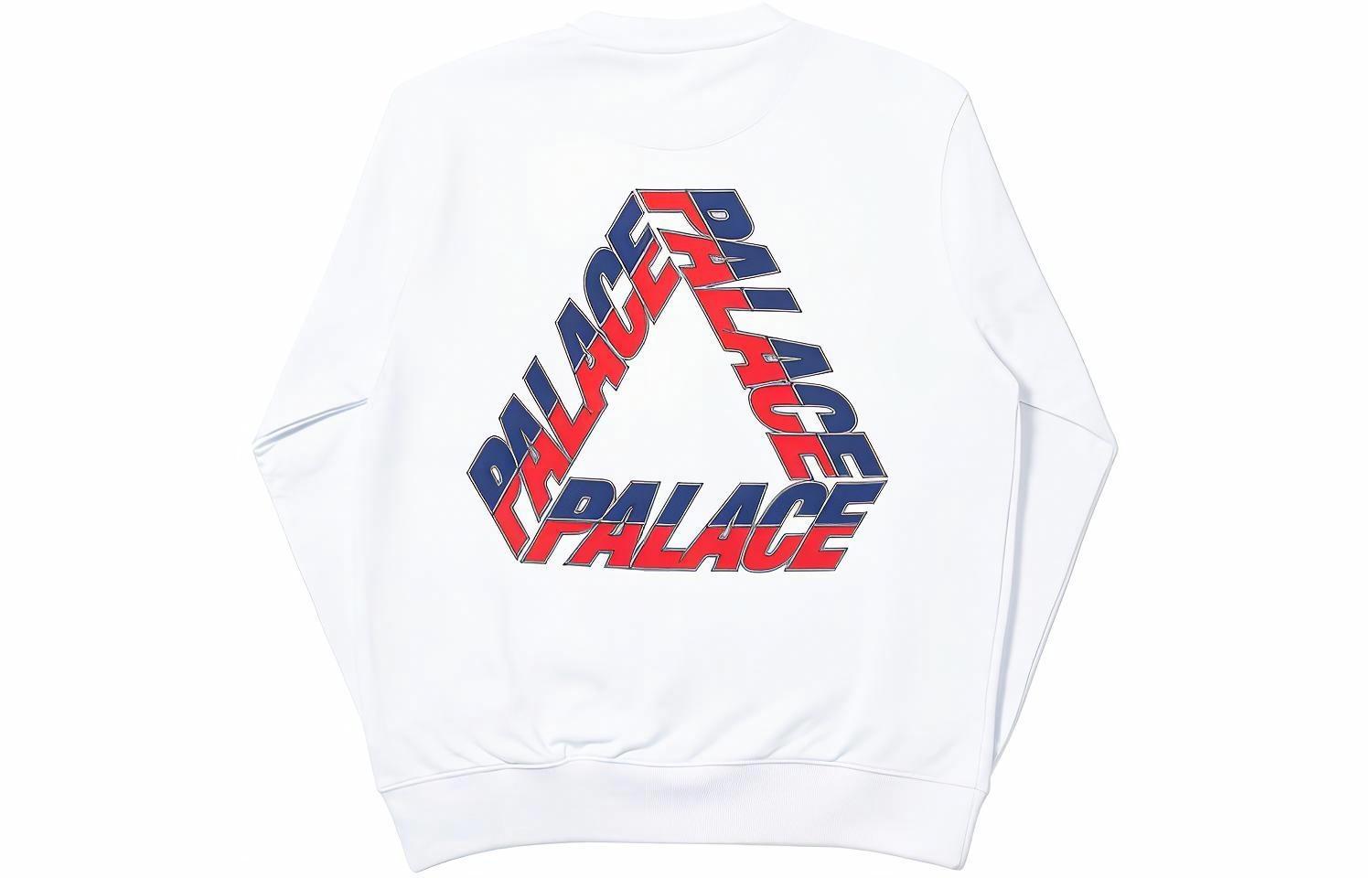 Худи Palace С принтом (белое)