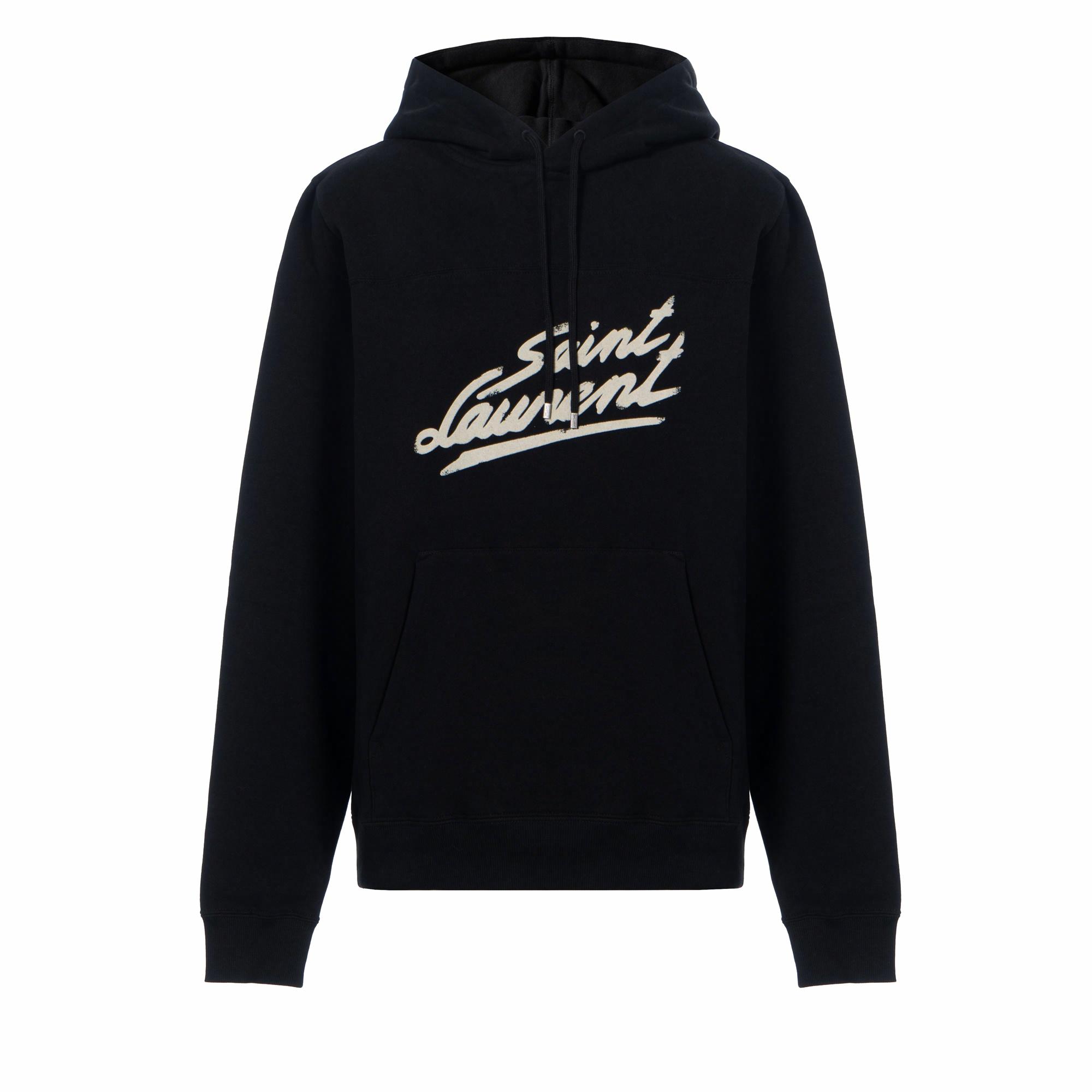 Мужское худи SAINT LAURENT (черный)