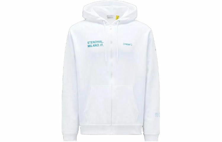 Худи MONCLER GENIUS × FRGMT SS23 Logo (белое)