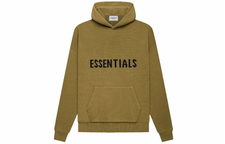 Худи Fear of God Essentials FW21 Knit Pullover Amber (янтарное)
