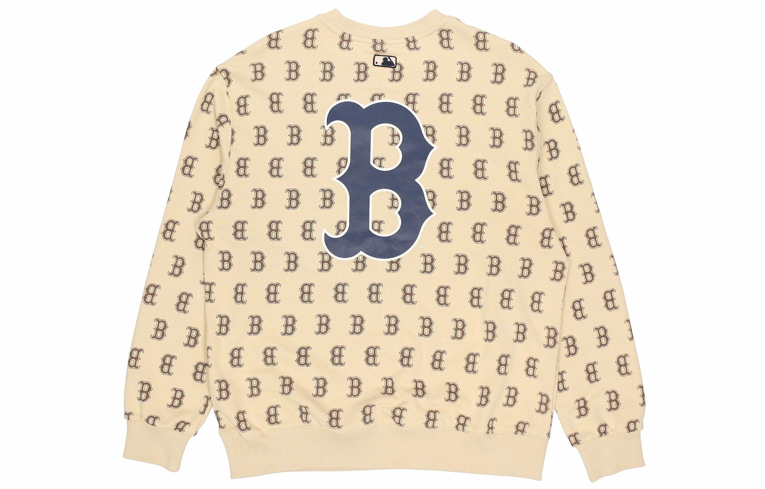 Свитшот MLB Boston Red Sox Monogram (бежевый)